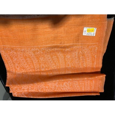 Plane Orange Pashmina Shawl