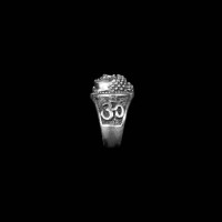 Lord Buddha Face Ring Silver