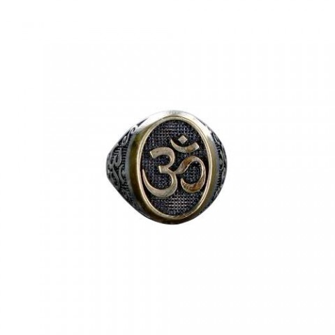 Om Silver Ring For Men