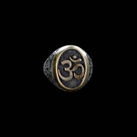 Om Silver Ring For Men