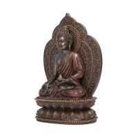 Resin Buddha Statue - 12 inch