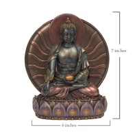 Resin Buddha Statue - 7 inch