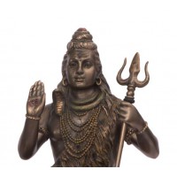 Lord Shiva With Nandi Resin Statue 10inch